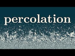 Percolation: a Mathematical Phase Transition