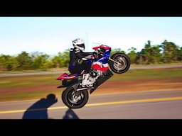 LEARNING HOW TO WHEELIE ON A $30,000 LITER BIKE | DEATH WISH?