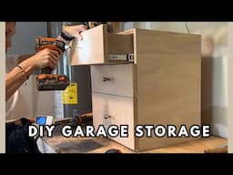 DIY GARAGE STORAGE | HOW TO BUILD EASY DRAWER BOX