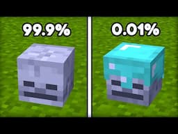 54 Rarest Things in Minecraft