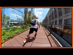 Skating The High Line NYC