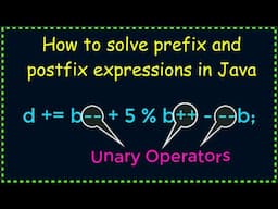 How to solve prefix and postfix expressions in Java