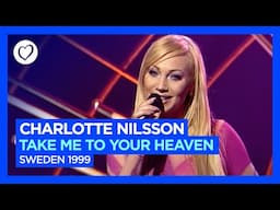 Charlotte Nilsson - Take Me To Your Heaven | Sweden 🇸🇪 | Winner of Eurovision 1999