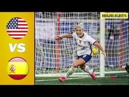 USA vs Spain | Extended Highlights | 2020 SheBelieves Cup