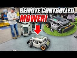 Meet the 21” Remote Mower That Conquers 75° Slopes with Ease!