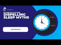 Dispelling Sleep Myths