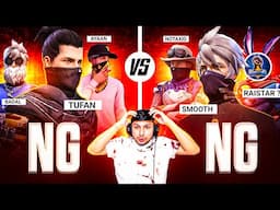 Can't Believe 😱 Tufan Trying His Best Strategy To Deafet SMOOTH 444 🔥 @NonstopGaming_