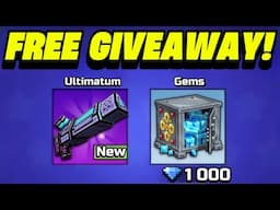 FREE GIVEAWAY ENTER NOW! - Pixel Gun 3D