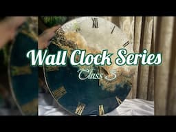 How to make Resin Wall Clock Step By Step Complete Tutorial By Zoha Yaseen