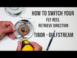 How to Switch Tibor Reel Retrieve Direction. Step by Step Tutorial