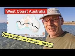 Central Oz 2024 Update - West Coast Australia - 6,000km in 2 weeks - FREE $100 Crypto?