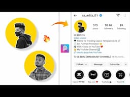 How to Edit Creative Profile Dp Photo Editing in Picsart | Insta Dp Photo Editing | Picsart Tutorial