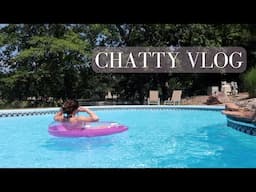 CHATTY VLOG: organizing diabetes supplies, swimming, + school updates