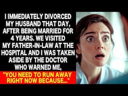 I divorced my husband as soon as my doctor told me something about his father...