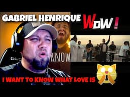 Gabriel Henrique - I Want To Know What Love Is - Amazing!!