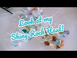 Thrifted Gemstones or Glass? Shiny Rock Haul Time!