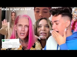 jeffree star DRAGS james charles & dixie d'amelio APOLOGIZES (messy...)