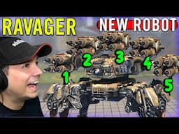 NEW Spider Robot RAVAGER - War Robots Test Server Gameplay