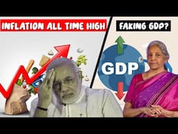 India Inflation 14-Month High| Stock Market Crash | are we faking GDP data?