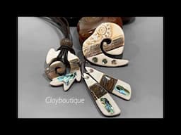 Polymer Clay ‘Màori’ Style Jewelry