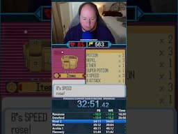 Pokemon Sapphire World Record Speedrun Shorts   Part 8 #pokemon #speedrun #retrogaming #gaming