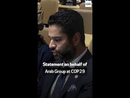 Statement on behalf of Arab Group at COP29