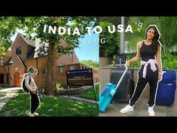 India to USA Student Travel Vlog | MS in US | UIUC