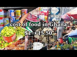 Koforidua Market Vlog : This is what you can buy with $70 in Ghana | unfiltered silent vlog