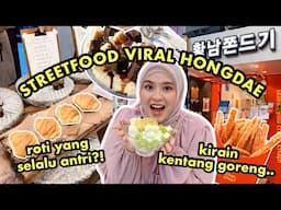 NYOBAIN STREETFOOD KOREA VIRAL 🍭 ROTI YANG SELALU ANTRI?! 🥐 KIRAIN KENTANG GORENG, TERNYATA... 😅