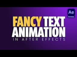 GET JAZZY with TEXT ANIMATION in Adobe After Effects | Motion Design Tutorial