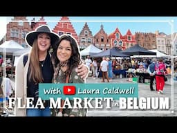 Shopping with Laura Caldwell | AMAZING FLEA MARKET in Bruges - BELGIUM |  | Zandfeesten