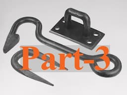 CBA/ABANA Level-1- The Gate-Latch, Part  3 The Tenoned Staple and associated tooling.