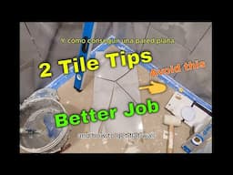 2 Easy tiling tips to make your tile job better 👌