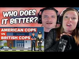 AMERICANS SHOCKED by the Differences Between U.S. and U.K. Cops! (REACTION)