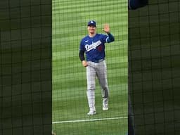 Shohei Ohtani 大谷 翔平 Waving Hi Before Angels Game, 2024.  Dodgers- Angels Baseball-MLB ⚾️