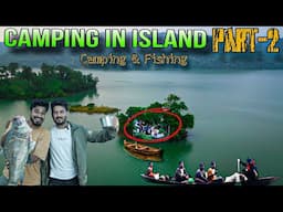 We Caught The Biggest Fish In Island | 2 Days Group Camping & Fishing In Heavy Rain #vlog