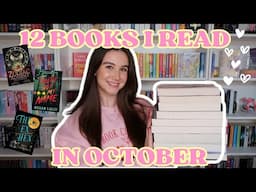 12 BOOKS I READ IN OCTOBER 🧺 🎃 👻 🕯️