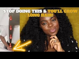 Things I Stopped Doing to Grow My Natural Hair to Tailbone Length - Game Changing Tips!