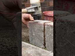 Setting kerbs! See linked video for full job #construction #kerbs #garden #siteprep #siteworks