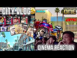 FANS WATCH 'TRANSFORMERS ONE' on OPENING NIGHT! | City + Cinema VLOG! [Execs United for ONE Part 2]