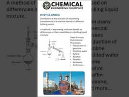 DISTILLATION | CHEMICAL ENGINEERING | CHEMISTRY