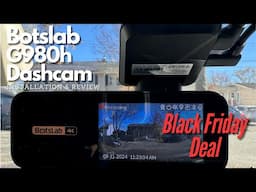 Botslab g980h Dashcam Unboxing & Review - Black Friday Deal