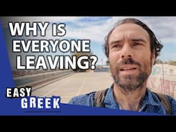 Greeks Are Abandoning Greece FAST | Easy Greek 221