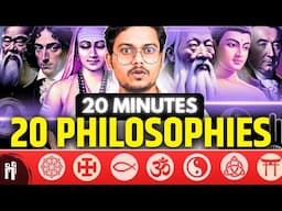 20 मिनट में 20 Philosophies! | All important philosophies explained | Hyper Quest #129