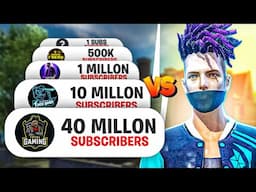 1  TO 40 MILLION SUBSCRIBER YOUTUBERS VS ME