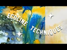 Ecoline Techniques - Simple ideas for stunning backgrounds