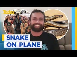 Virgin flight delayed due to snake on a plane | Today Show Australia