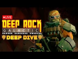 (🔴LIVE) Deep Rock Galactic - Gunner Elite Deep Dive - Minigun / BRT7 Burst Fire Pistol