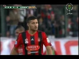 CRB 2-1 USMA  هدف بلايلي الرائع ضد شباب بلوزداد  جمهور بلكور  جمهور بلوزداد يصفق على الهدف شيئ رائع