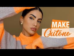 MAKE LARANJA PARA O OUTONO!🍊🍂